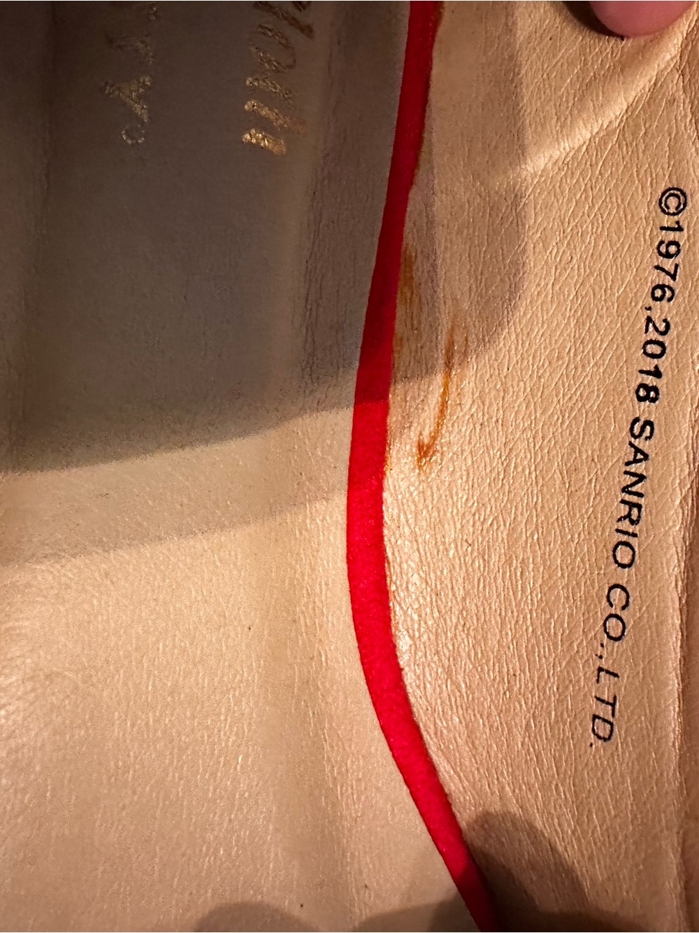 ModCloth x Hello Kitty Red Embroidered Flats WITH BOX (2018) - Picture 3 of 9